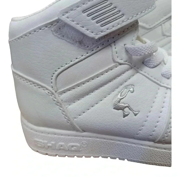 Shaq All White High Top Sneakers Size 9 - Picture 6 of 8